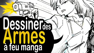 Comment DESSINER des ARMES à feu MANGA 😱💥😀 [upl. by Meirrak]