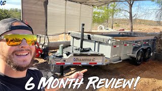 Diamond C Dump Trailer Review 💭 [upl. by Esenej]