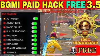 BGMI FREE HACK 35  BGMI 35 LOADER  How to reach Conqueror easily 🔥 [upl. by Ymmat295]