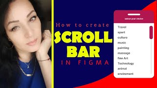 How to create a Scroll bar animation in Figma [upl. by Sutsuj]