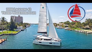 2018 Lagoon 42 quotWindensemblequot Vessel Walkthrough [upl. by Hoo905]