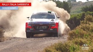 Rally Italia Sardegna Shakedown  Hyundai Motorsport 2016 [upl. by Ethelyn]