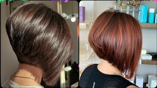 Inspiring Stacked Bob Hairstyles And Haircuts Trending Hairstyles 20222023 [upl. by Hindu630]