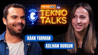 Teknosa İle TeknoTalks  Kaan Yarman x Aslıhan Dursun [upl. by Aileno616]