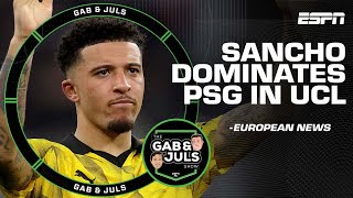 SANCHO WAS OUTSTANDING PSG vs Dortmund REACTION and more  ESPN FC [upl. by Johann]