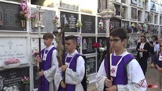 Rezo del Santo Rosario en el cementerio  Medinaceli  4K  2022 [upl. by Engleman]