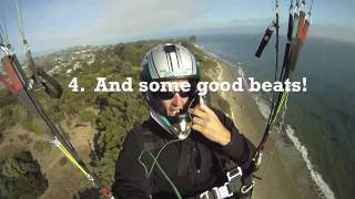 GoPro HD Para Dancing  Dancing while Paragliding [upl. by Alrahs]