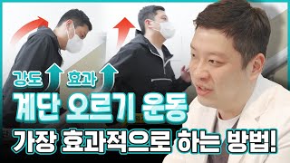 ENG🦵계단 오르기 운동 대부분은 잘못오르고 계십니다❌ 가장 효과적인 방법으로 계단을 오르고 내리면서 건강도 챙기고 통증도 예방하세요🟢계단운동계단오르기 [upl. by Elauqsap]