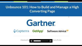 Unbounce 101 How to Build and Manage a High Converting Page [upl. by Amimej856]