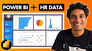 HR Data Analytics amp Awesome Dashboard with Power BI 💡 EndtoEnd Project [upl. by Yewed]