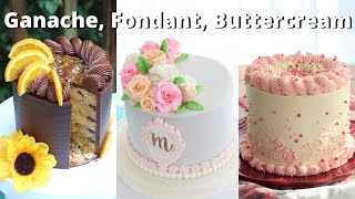 😎Mis 3 COBERTURAS favoritas Ganache Fondant y Buttercream Natalia Salazar [upl. by Eicnarf]