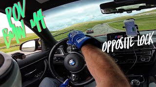 POV BMW M4 ON TRACK NO NANNIES TRACTION CONTROL OFF [upl. by Kaete848]