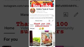 100 subscribers completed Thankyou 🙏🥹❤️ shortsvideo viralvideo shorts trending 100subscribers [upl. by Bonneau]