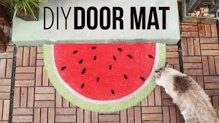 Fruity Door Mats ♥ DIY [upl. by Siuqramed401]