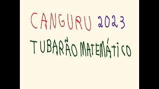 Canguru 2023 nível J Questões 6 a 10 [upl. by Dranreb]