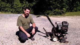 Craftsman Front Tine Tiller 15 Year Review And Demonstration [upl. by Halland]