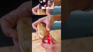 Potato peel chips  Zero waste [upl. by Yeldahc]