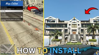 HOW TO INSTALL MAP EDITOR AND MUSIC PRODUCER MANSION IN GTA 5  GTA 5 MODS 2024 [upl. by Qidas173]