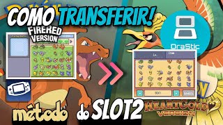 Como transferir um Pokémon do GBA para o DS Método do Slot2  DraStic [upl. by Korb395]