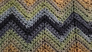 The Simple Chevron Stitch  Crochet Tutorial [upl. by Ardnuhs904]