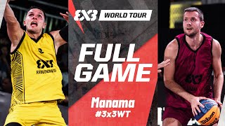 Raudondvaris Hoptrans 🇱🇹 vs Liman 🇷🇸  Full Pool Game  FIBA 3x3 World Tour Manama 2024 [upl. by Gaal]