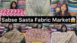 Cheapest Designer Fabric Market In Delhi🥳18Rs Meter Fabric In Seelampur📍Sabse Sasta Fabric Market [upl. by Hum86]