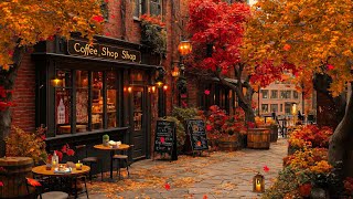 Relax Gently with Exquisite Autumn Jazz Music 🍁 The Autumn Jazz Vibes Will Make You Flutter 🎶 [upl. by Nimzay]