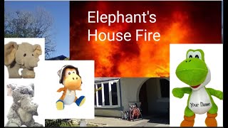 SLL Movie Elephants house fire [upl. by Enirroc]