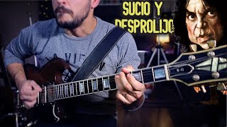 Sucio y desprolijo  PAPPO´S BLUES  guitarra COVER [upl. by Loredo]