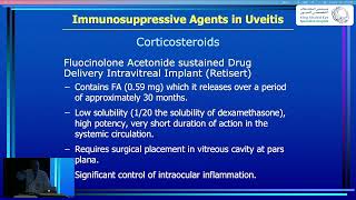 Medical Treatment of Uveitis [upl. by Rosena]