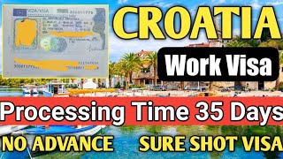 Croatia Work Permit 😳  Croatia Work Permit Visa 2022  Croatia Work Permit Update [upl. by Gotcher]