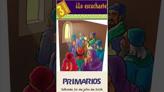 📖 Lección 3 Primarios 👨‍👩‍👧‍👦 quot¿Lo escuchastequot RESUMEN 3er Trim 2024 Shorts ETLL [upl. by Portingale]