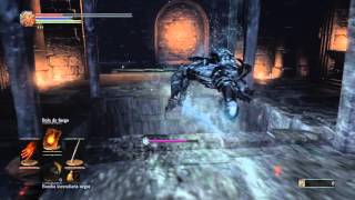 TRUCO para matar al CABALLERO PRECURSOR de hielo  Espada de Irithyll  Dark Souls 3 [upl. by Reffinej124]