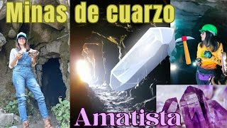 Explorando las MINAS DE CUARZO AMATISTA en Tlacolulan y Tatatila VERACRUZ [upl. by Eelatsyrc740]