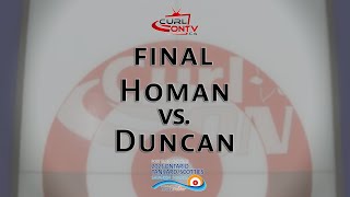 2023 ONTARIO STOH CHAMPIONSHIP FINAL  Duncan vs Homan [upl. by Teuton]