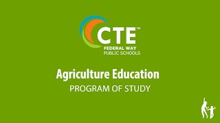 Agriculture Education CTE Program of Study [upl. by Ikik]