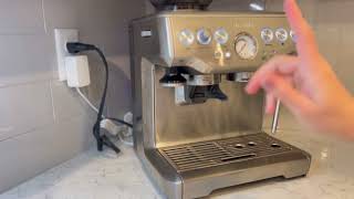 How to clean and descale Breville Espresso machine [upl. by Julita]