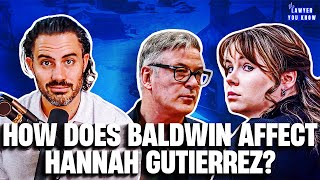 Real Lawyer Reacts What Does Alec Baldwins Dismissal Mean For Hannah Gutierrez [upl. by Nannaihr]