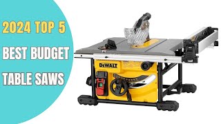 ✅ Top 5 The Best Table Saw for the Everyday Handyman Updated 2024 Review [upl. by Kcirded875]