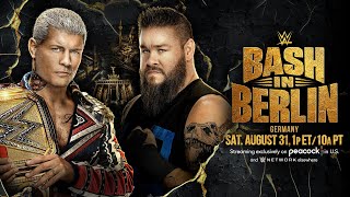 FULL MATCH  Kevin Owens vs Cody Rhodes – Undisputed WWE Championship Bash in Berlin 2024 [upl. by Neitsirk]