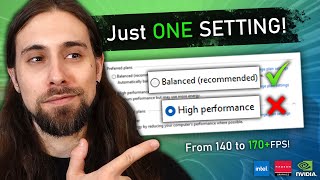 I just found out this ONE SETTING can LOWER your FPS so I did some Windows Benchmarks [upl. by Hafinah]