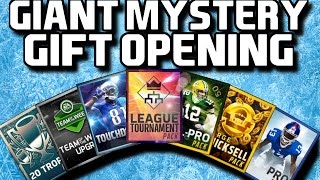 GIANT MYSTERY GIFT OPENING  Madden Mobile 16 [upl. by Otnas92]