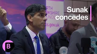 Sunak Concedes UK General Election to Starmer [upl. by Barren]