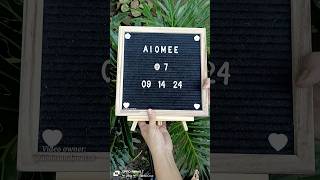 DIY Letter Board available on my Tikt0k and Sh0pee aiviesandoval28 😊👍💯 [upl. by Farrel160]