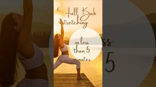 FULLBODY STRETCHING IN LESS THAN 5MINUTES WITH SURYA NAMASKAR [upl. by Ethel]