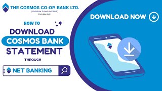 How to download cosmos co op bank statement  cosmos bank internet banking login  bank [upl. by Ronym945]