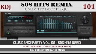 80s HITS REMIX Club Dance Party 101  KDJ 2023 [upl. by Hartfield]