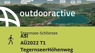 Wanderung in der Region TegernseeSchliersee ASI AÜ2022 T1 TegernseerHöhenweg [upl. by Nylsirk137]