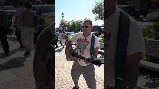 Street singer during Frankenmuth Oktoberfest [upl. by Queenie]