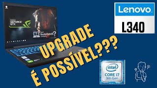 Como instalamos mais um SSD no ideapad Lenovo l340 Gamer Upgrade com o M2 [upl. by Carlin]